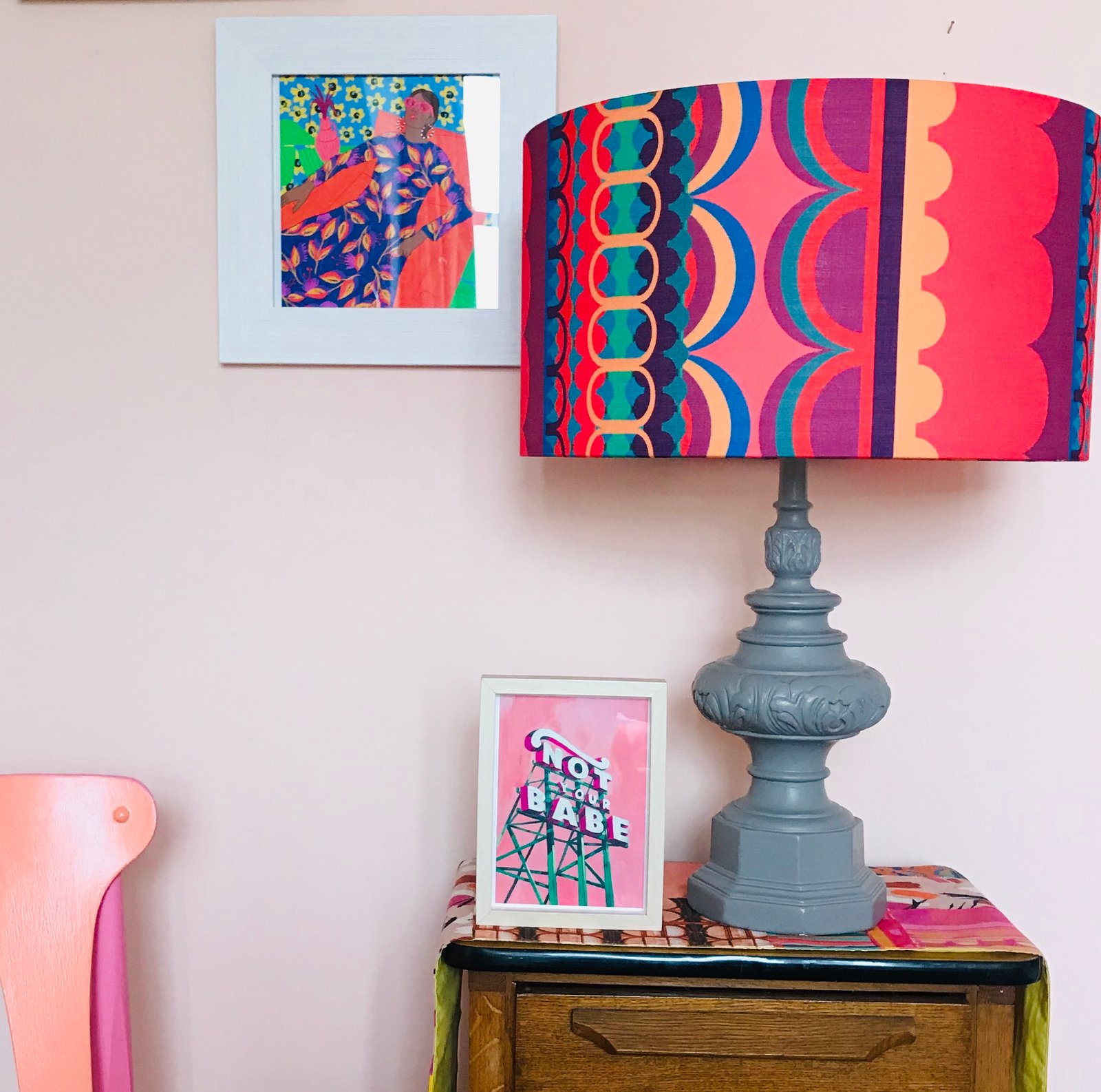 Colorful lamp outlet shades